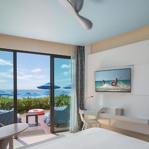 Deluxe Zimmer mit zwei Einzelbetten und mit Strandblick